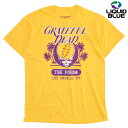 (リキッドブルー) GRATEFUL DEAD FORUM TEE / グレイトフルデッド フォーラム 半袖Tシャツ (ゴールド) バックドロップ 老舗アメカジショップ the back drop 70s ヒッピー カウンターカルチャー バンド 