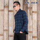 (ティーエヌジャック) Wool Work Shirt / ウール ワークシャツ (グリーン) メンズ アメカジ 渋谷 老舗アメカジショップ back drop 日本製 メイドインジャパン 送料無料