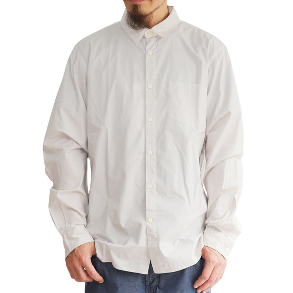 Rakuten - [60%OFF]【T.N JACK】(ティーエヌジャック) Vintage Washer Shirt (ベージュ/アイボリー) / ヴィンテージ ワッシャーシャツ メンズ アメカジ 渋谷 老舗アメカジショップ back drop 日本製 メイドインジャパン 送料無料