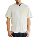 【T.N JACK】(ティーエヌジャック) Small Pocket V Neck T-Shirt (オートミール / イエロー) / スモールポケット Vネック Tシャツ メンズ アメカジ渋谷 バックドロップ 渋谷の老舗アメカジショップ back drop 日本製 メイドインジャパン ネコポス対応