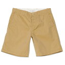 (ティーエヌジャック) One Wash Cotton Short (ベージュ) / ワンウォッシュ コットンショーツ メンズ アメカジ 渋谷 老舗アメカジショップ back drop 日本製 メイドインジャパン 送料無料