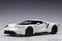 オートアート 1/18 フォード GT 2017 (ホワイト) (72941) 通販 送料無料 モデルカー ミニカー 完成品 模型 プレゼント ギフト