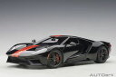 オートアート 1/18 フォード GT 2017 (ブラック/オレンジ・ストライプ) (72945) 通販 送料無料 モデルカー ミニカー 完成品 模型 プレ...