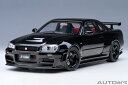 オートアート 1/18 ニスモ R34 GT-R Z-tune (ブラックパール) (77463) 通販 送料無料 モデルカー ミニカー 完成品 模型 プレゼン...
