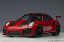 オートアート 1/18 ポルシェ 911 (991.2) GT2 RS ヴァイザッハ・パッケージ (レッド/カーボンブラック) (78173) 通販 送料無料 ...