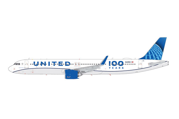 Gemini200 1/200 A321neo ユナイテッド航空 "100 Years" N44550 (G2UAL1524) 【予約：2026年11月以降】通販 プレゼント ギフト 飛行機 航空機 完成品 模型 送料無料