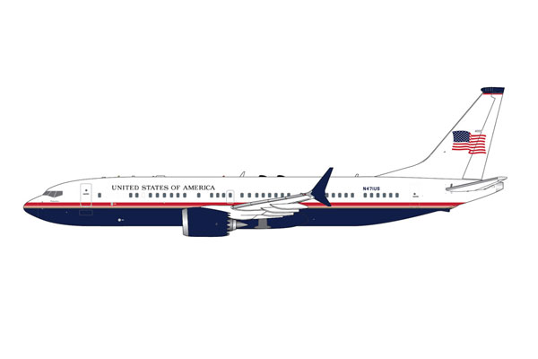 Gemini Jets 1/400 737 MAX 8 BBJ アメリカ空軍 N471US (GJAFO2420) 【予約：2026年11月以降】通販 プレゼント ギフト 飛行機 航空機 完成品 模型 送料無料