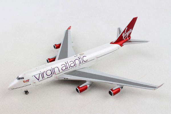 Gemini Jets 1/400 ヴァージンアトランティック航空 B747-400 G-VBIG (GJVIR1799) 通販 プレゼント ギフト 飛行機 航空機 完成品 模型