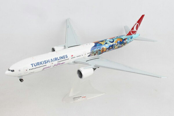 楽天F1と戦闘機の店BACKFIREヘルパウィングス 1/200 ターキッシュエアライン B777-300ER TC-JJU　