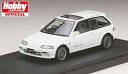 MARK43 1/43 ホンダ シビック Si (EF3) With 無限 CF-48 ホイール ニューポーラーホワイト (PM4358SW) モデルカー ミニカー 完成品 模型 通販 プレゼント ギフト