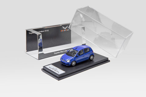ダイキャストチーム 1/64 Toyota Vitz 5-ドア (P10) (LHD) ブルー (LL-077-359) 【予約：2027年2月以降】モデルカー ミニカー 完成品 模型 通販 プレゼント ギフト