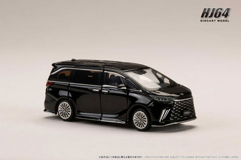 商品名 Hobby Japan 1/64 レクサス LM カスタムバージョン 6 シーター 500h (RHD)/ブラックインテリア グラファイトブラック　ガラスフレーク ブランド名 Hobby Japan 商品番号 HJ645076BBK JANコード 4981932077918 スケール 1/64 素材 ダイキャスト その他