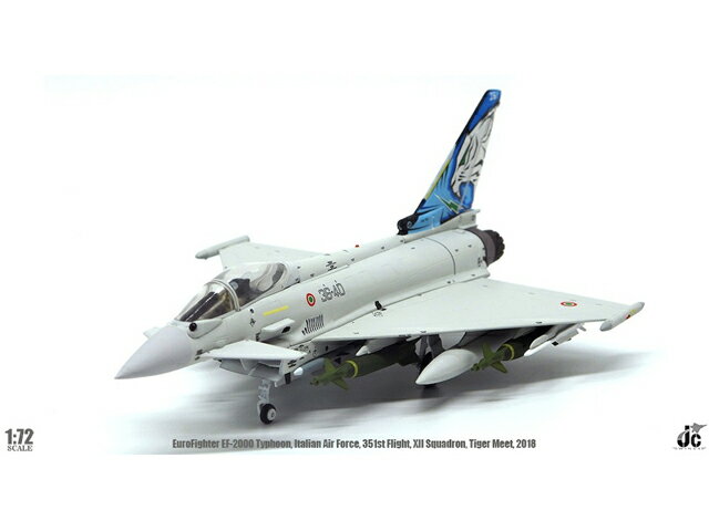 JCW 1/72 ユーロファイター イタリア空軍 351st XII Sqn Tiger Meet 2019 (JCW-72-2000-005) 通販 プレゼント ギフト 飛行機 航空機 完成品 模型