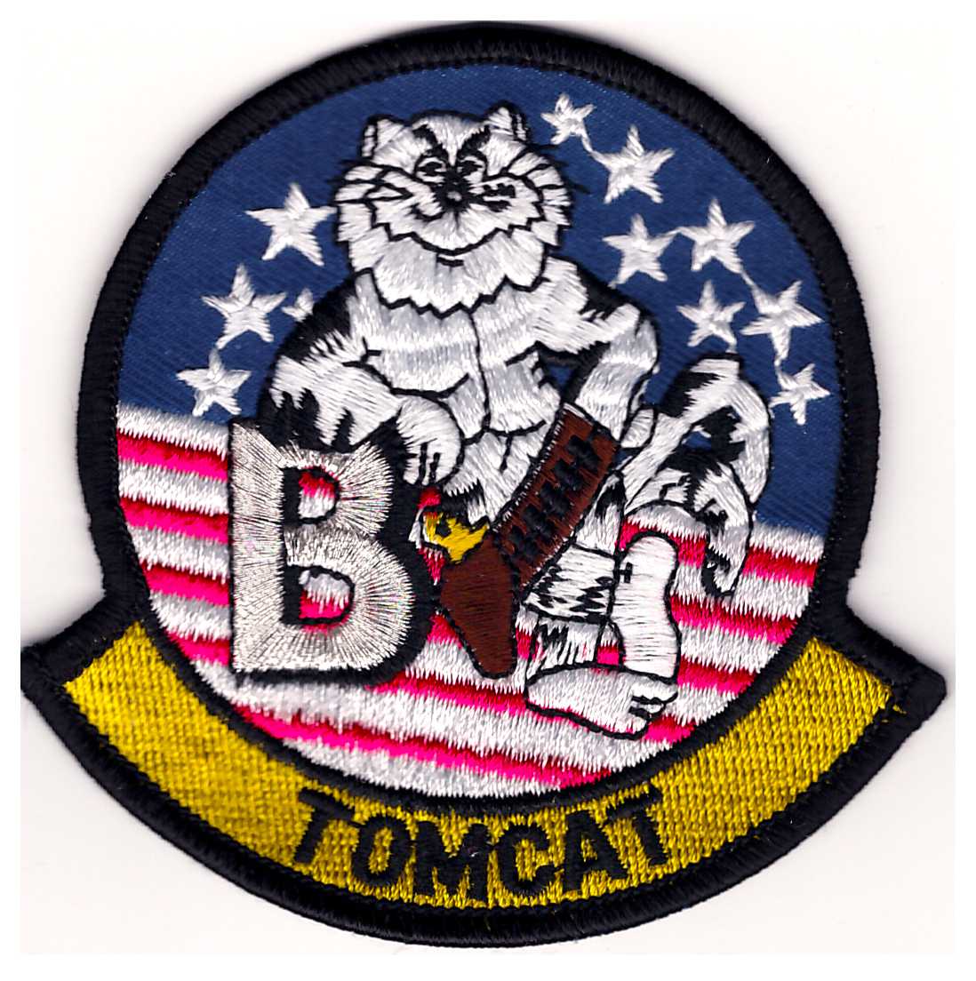 楽天F1と戦闘機の店BACKFIREアメリカ海軍 F-14B フィリックス パッチ （F14B-FELIX-YELLOWTAB） アメリカ海軍 通販 プレゼント ギフト 条件付き送料無料