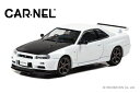 CAR・NEL 1/43 日産 スカイライン GT-R VspecII N1 (BNR34) 2000 White (CN430001) 通販 プレゼント ギフ...