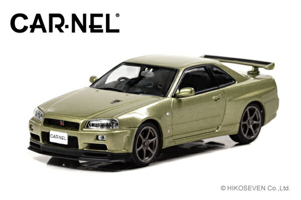 CAR・NEL 1/43 日産 スカイライン GT-R VspecII Nur (BNR34) 2002 Millennium Jade (CN430203) 通販 プレゼント ギフト モデルカー ミニカー 完成品 模型