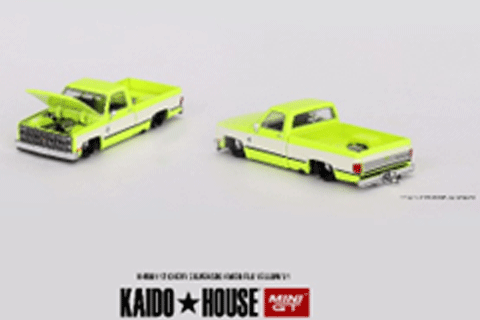MINI-GT 1/64 ܥ졼 Х顼 KAIDO Flo Yellow V1(ϥɥ) (KHMG112) ǥ륫 ߥ...