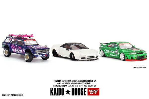MINI-GT 1/64 ���åȥ��� 510 �若�� 4x4 Kaido Offroad V2(���ϥ�ɥ�) (KHMG149) ��ǥ륫�� �ߥ˥��� ������ �Ϸ� ���� �ץ쥼��� ���ե�
