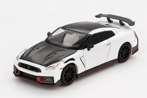 MINI-GT 1/64 Nissan GT-R Nismo 2024 ブリリアントホワイトパール (左ハンドル) ブリスター仕様 (MGT0..