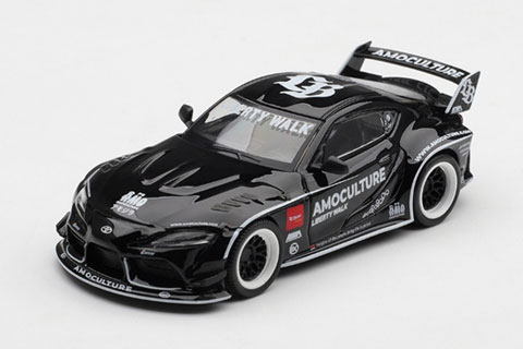 1/64 MINI GT 294 GRスープラ2台セット MINI GT 1/64 (ダイキャスト製) LB☆WORKS GR スープラ レッド