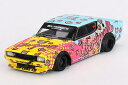 MINI-GT 1/64 Nissan スカイライン ケンメリ リバティーウォークLBWK KUMA(右ハンドル) (MGT00698-R) モデルカー ミニカ...