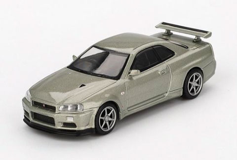 MINI-GT 1/64 Nissan �������饤�� GT-R R34 V���ڥå� II Nür �ߥ�˥��ॸ������(���ϥ�ɥ�) (MGT01003...