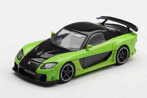 MINI-GT 1/64 マツダ RX-7 VeilSide Fortune7 Green(右ハンドル) (MGT01223-R) モデルカー ミニカー 完成品 模型 通販 プレゼント ギフト