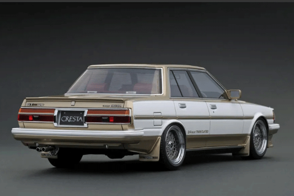 ignition_model 1/18 Toyota CRESTA GT TWIN TURBO (GX71) White / Gold (IG3831) ���� �ץ쥼��� ���ե� ��ǥ륫�� �ߥ˥��� ������ �Ϸ�