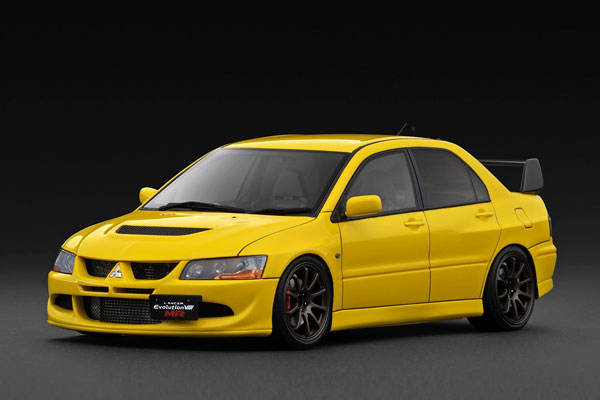 Sedan, Hard Top - ignition_model 1/18 Mitsubishi Lancer EvolutionVIII MR (CT9A) Yellow (IG3837) 通販 プレゼント ギフト モデルカー ミニカー 完成品 模型