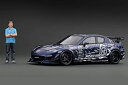 ignition_model 1/18 Mazda RX-8 (SE3P) RE Amemiya Blue Metallic With Mr. Amemiya ...