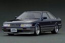 ignition_model 1/18 Nissan Leopard Ultima V30 TWINCAM TURBO (F31) Dark Blue/Silv...