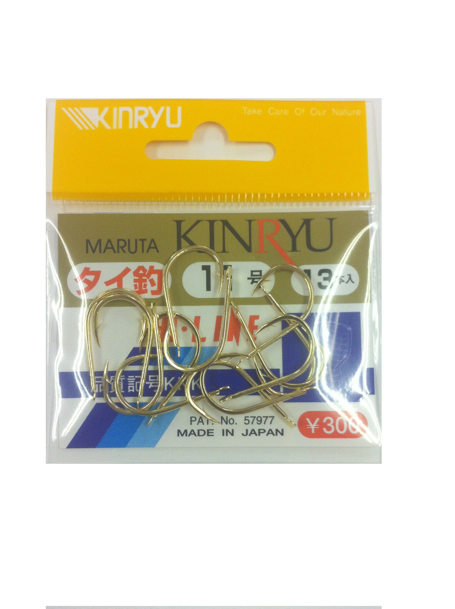 乐天商城 - 藤原辰次商店 金龍 Hライン タイ釣(ヒネリ) 金 11号