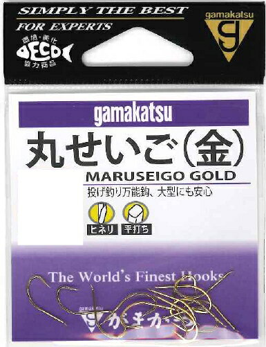 セイゴやハネ、スズキ、アブラメやカレイなど、万能的な鈎で掛かりが早く、しかも丈夫です。号数：16入本数：10　