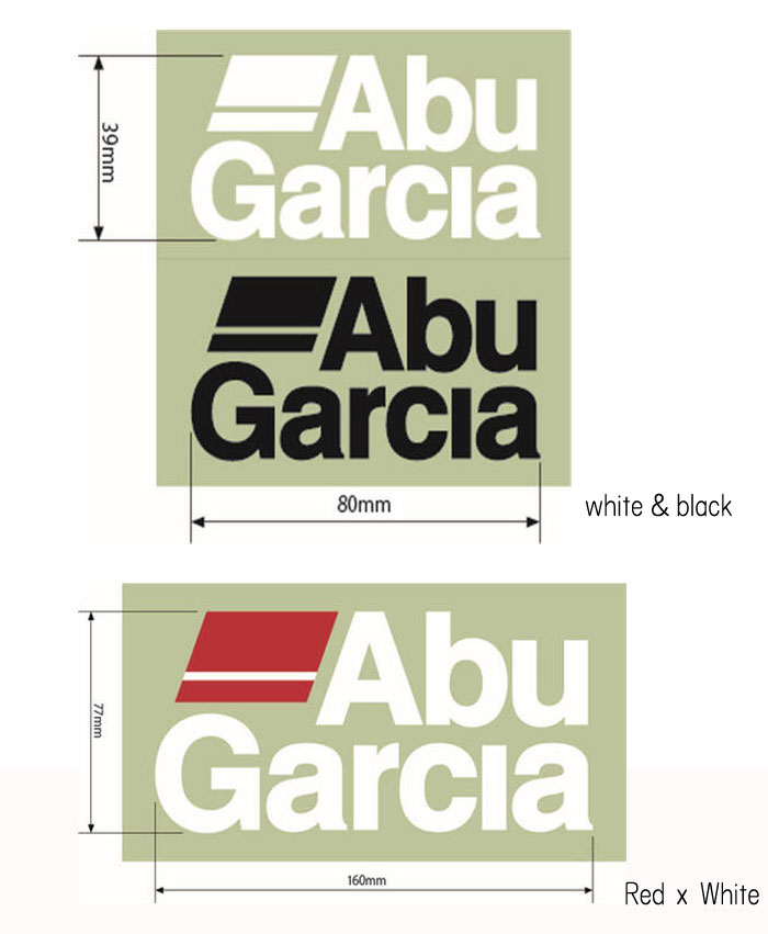 アブ ガルシア　カッティングステッカー　Abu Garcia　Sticker　 3
