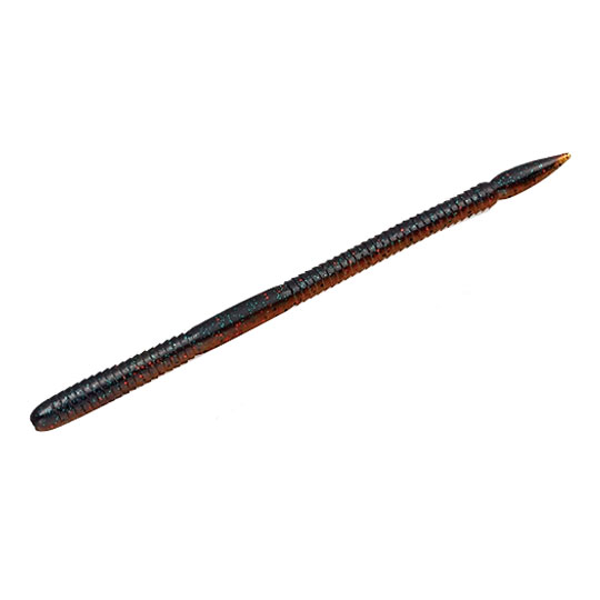 Evergreen Bow Worm 6inch #33 Green Pumpkin BL