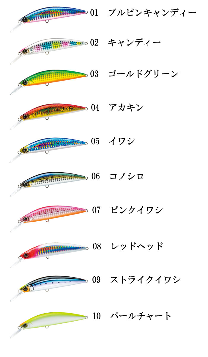 ハードコア® ヘビーミノー(S) 37g ブルピンキャンディー の商品画像3枚目
