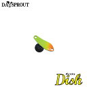 DAYSPROUT/ディスプラウトDish/ディッシュ◆Size：20mm◆Weight:0.3g★究極のフィネス系ロマンの極み実証のマイクロスプーン。独創的なシルエットの細さは「流れ、水切、水押し」を集約させ、時に「虫やペレット」をモチーフとし、その存在を鱒に自ら見つけさて追わせて口を開き違和感なく吸い込ませます。そして、スイム姿勢に秘められた二通りのアクションは、立ち泳ぎ時はロールが強いローリングアクション主体となり、平行泳ぎではお尻を大きく振るウォブリングアクション。どちらもスレ鱒に対してのキーワードとなる一瞬のリアクション「巻きスピード変化」で、更に楽しいマイクロスプーンの世界が楽しめます。