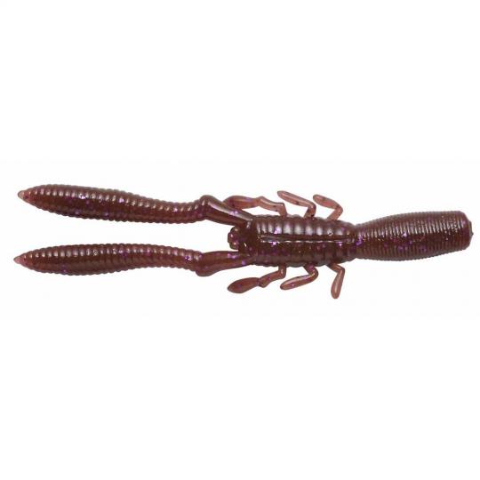 メガバス 本仕込 BOTTLE SHRIMP(ボトルシュリンプ)(4inch) シナモン/パープルフレーク