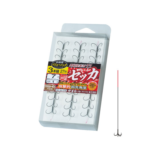 がまかつ バリューパック T1 セッカ 3本錨 GAMAKATSU