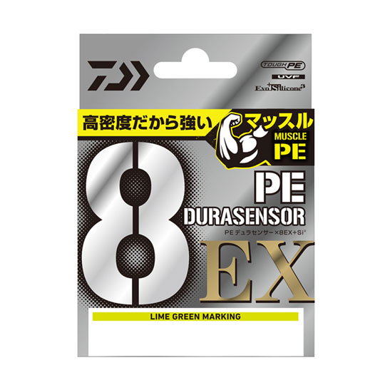 ダイワ　 UVF PEデュラセンサーX8EX+Si3 ライムグリーンM 0.4-150　　DAIWA