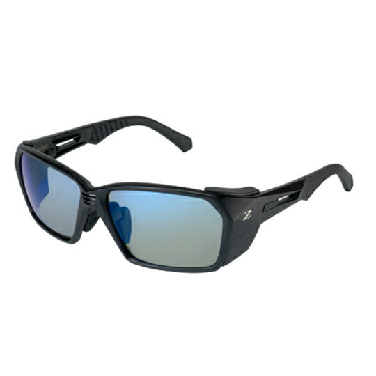 ゼクールーフ　F-2040&nbsp;(TVS/BM) マットブラック◆フレーム：マットブラック◆レンズ：トゥルービュースポーツ/ブルーミラー★自然な見え方のトゥルービューに物体の輪郭を強調するコントラスト性能を付加。視界の色調変化を極力抑えたまま、アングラーに必要な情報が見やすくなるオールマイティーな使用感は、様々なフィールドでストレスの無い視界を確保する。