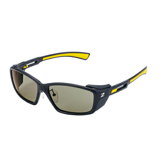 ゼクーフーバー　F-1979 (TVS) マットブラック/イエロー&nbsp;＃トゥルービュースポーツ■FRAME：マットブラック/イエロー■LENS：＃トゥルービュースポーツ■SIZE：57□17-150(59x38)★自然な見え方のトゥルービューに物体の輪郭を強調するコントラスト性能を付加。視界の色調変化を極力抑えたまま、アングラーに必要な情報が見やすくなるオールマイティーな使用感は、様々なフィールドでストレスの無い視界を確保する。