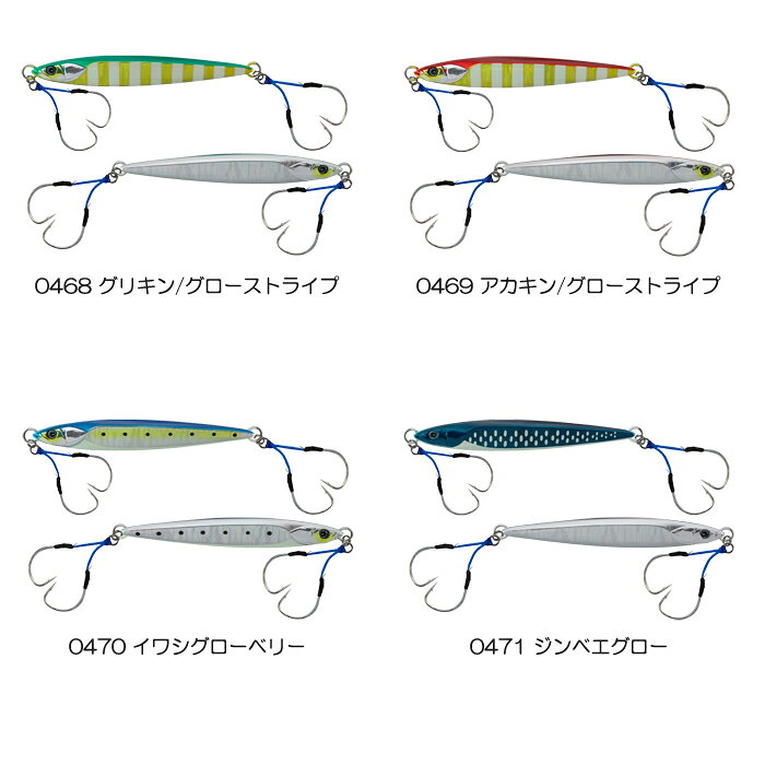 バンブルズジグ サクラマスSpecial 120g グリキン/グローストライプ(ショート) の商品画像3枚目