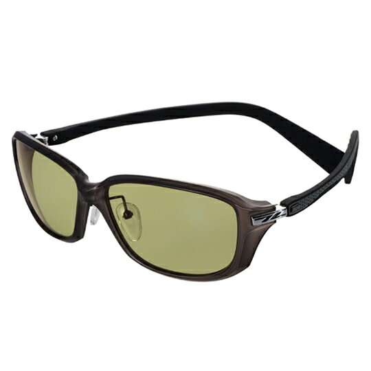 ゼクー　ティーダエックス 　F-2303 (EG) スモーク/グレー■FRAME COLOR：スモーク/グレー■FRAME SIZE：60□17-155（62x42） ■LENS COLOR：イーズグリーン■LENS CURVE：6カーブ★広い視界と遮光性を備えたビッグシェイプモデル激しい動きの中でもズレないロングテンプルの安心感顔に沿うようなワイドな視界と、頭を包み込むようなロングテンプルは締め付けを感じさせず、激しい動きでもズレない絶妙なフィット感。フィッシング、ランニング、ゴルフなどアクティブなスポーツにも幅広く対応するスポーツモデル。