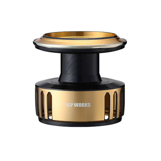 SLPワークス　25ソルティガ10000スプール　ゴールド/ネイビーブルー