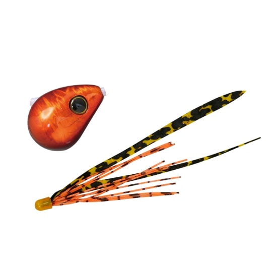 乐天商城 - ジャッカル 爆流 鉛式ビンビン玉スライド 45g F192 レッドオレンジ/シマオレT+
