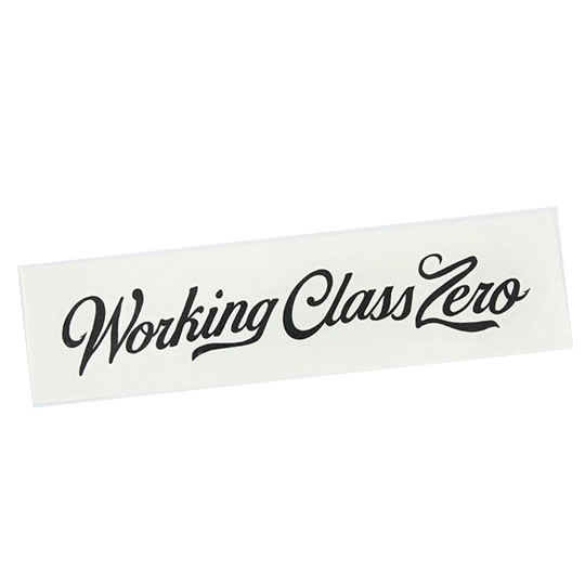 ワーキングクラスゼロ　WCZオリジナルカッティングステッカー　トラディションスクリプト　WORKINGCLASSZERO　