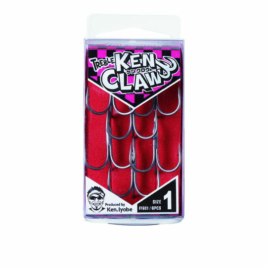 フィナ　ケンクロウ　トレブルフック　FF601　FINA KEN CLAW　
