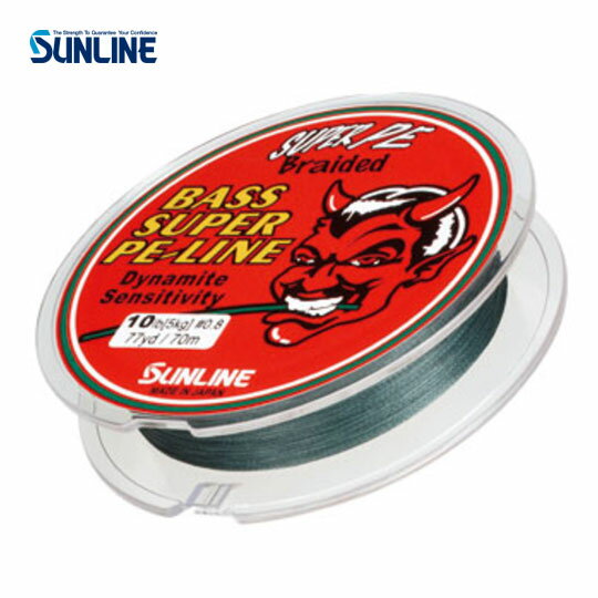 サンライン　バススーパーPEライン　24-66lb　SUNLINE　BASS SUPER PE LINE