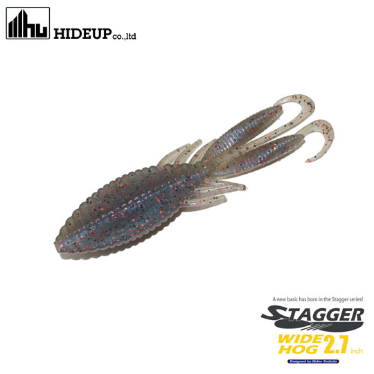 ハイドアップ　スタッガーワイドホグ　Feco　2.7inch　HIDEUP　STAGGER WIDE TWIN TAIL　